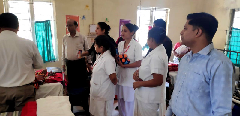 The medical team being trained for the palliative care services